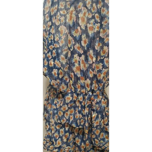 Lovestitch Chiffon Flower Print Dress Ruffled - Picture 8 of 12